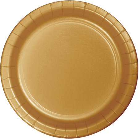 TOUCH OF COLOR Glittering Gold Banquet Plates, 10", 240PK 50103B